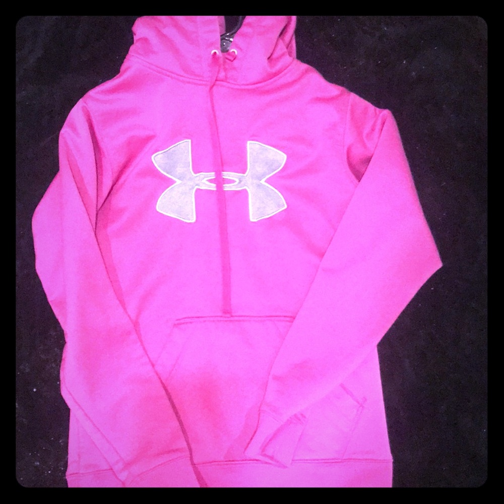 Pink Under Armour Hoodie